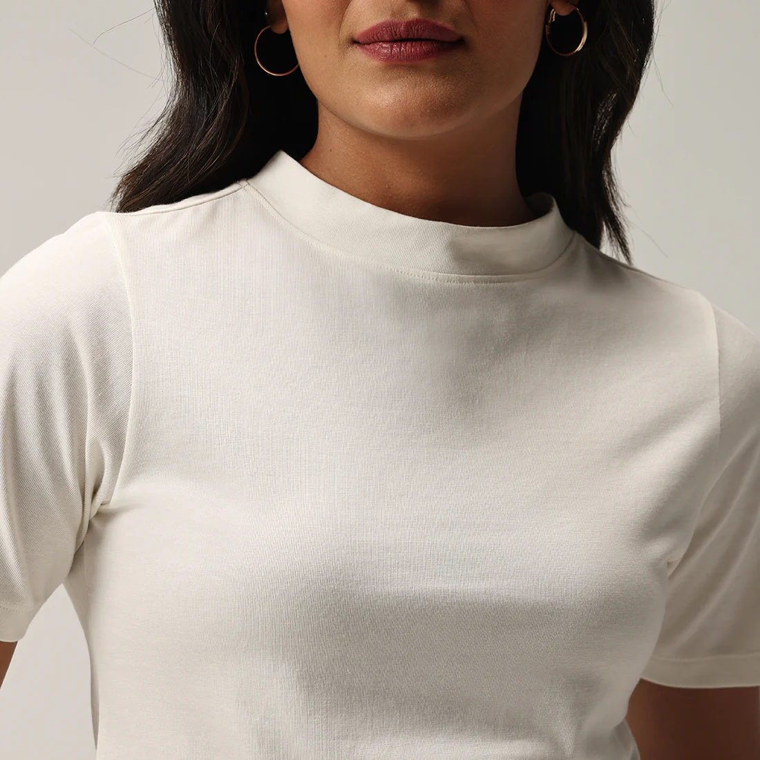 Cotton Pro High Neck Top - Image 96