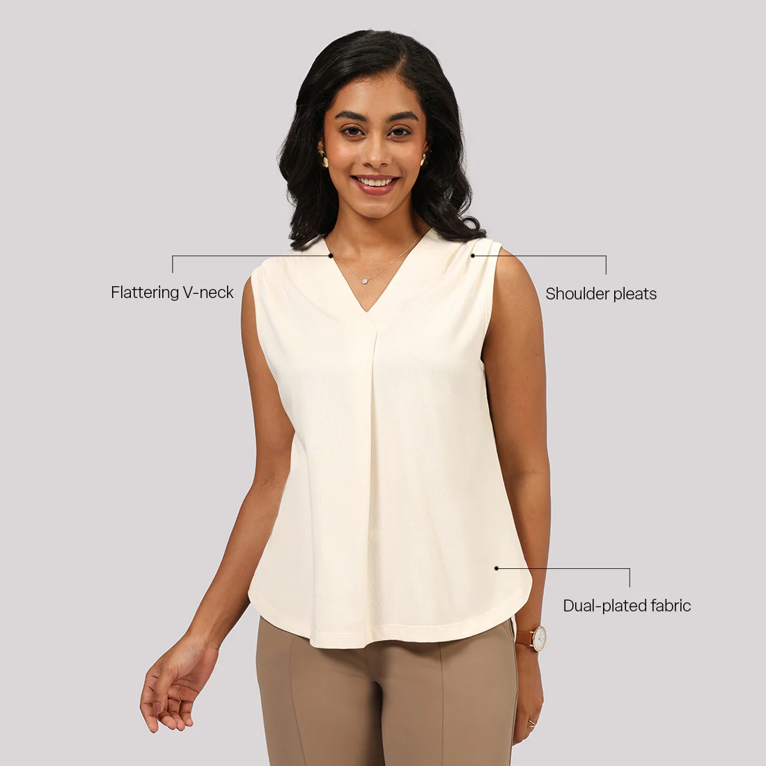 Cotton Pro Sleeveless Work Top - Image 20