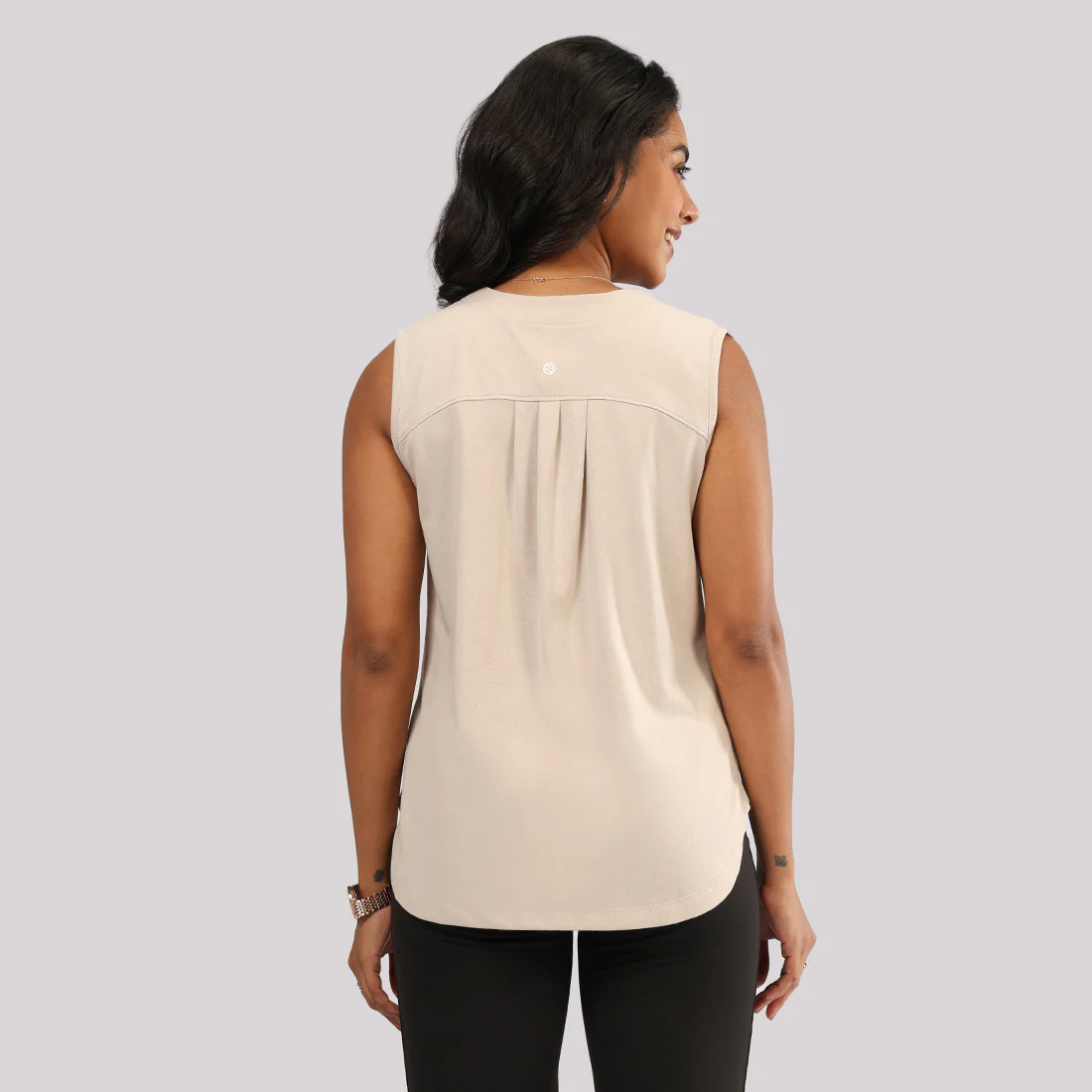 Cotton Pro Sleeveless Work Top - Image 3