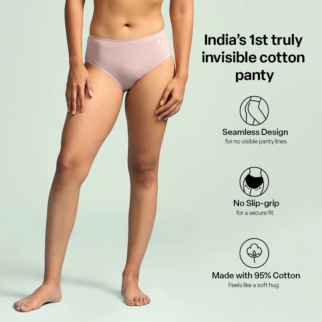 FreeDame Seamless Cotton Panty (Pack of 2) - Image 30