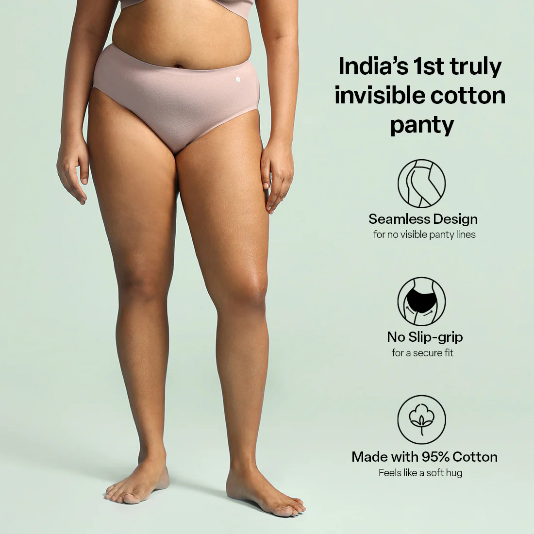 FreeDame Seamless Cotton Panty (Pack of 2) - Image 40