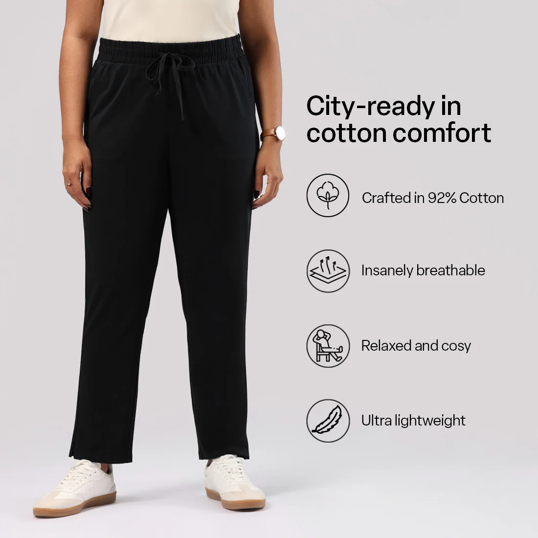 Groove-in Cotton Joggers - Image 48