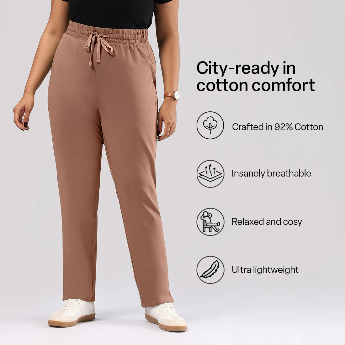Groove-in Cotton Joggers - Image 67