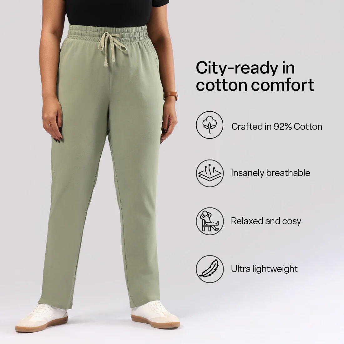 Groove-in Cotton Joggers - Image 81