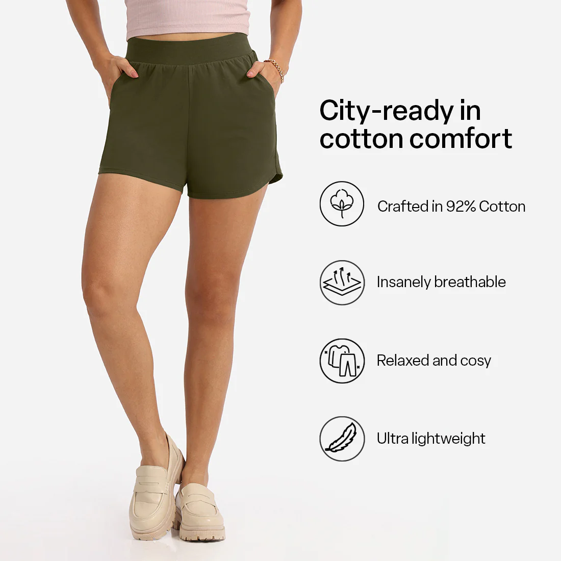 Groove-in Cotton Shorts - Image 75