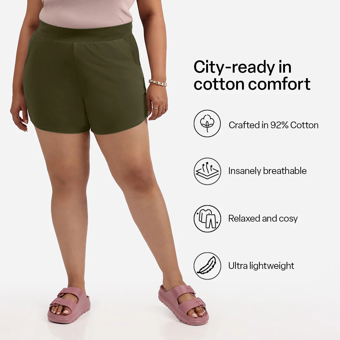 Groove-in Cotton Shorts - Image 83