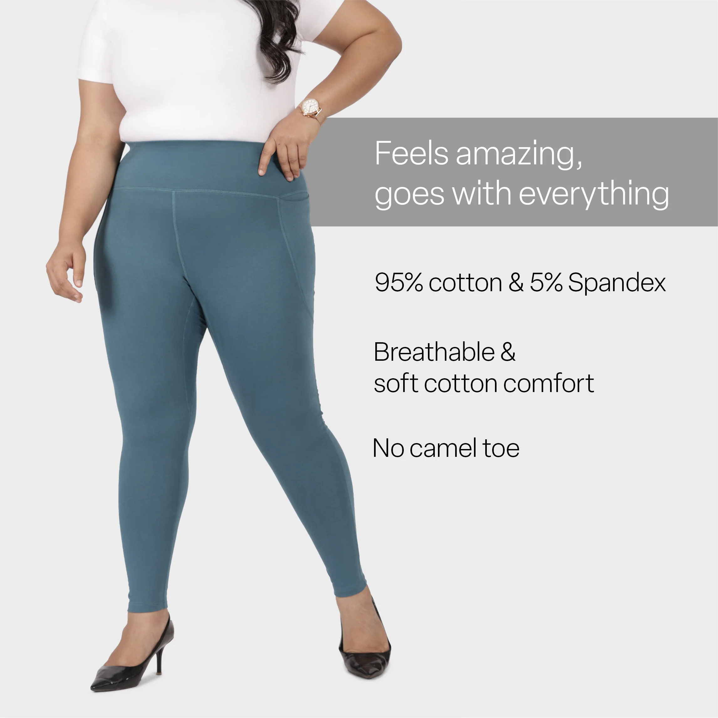 Groove-In Cotton Leggings - Image 174