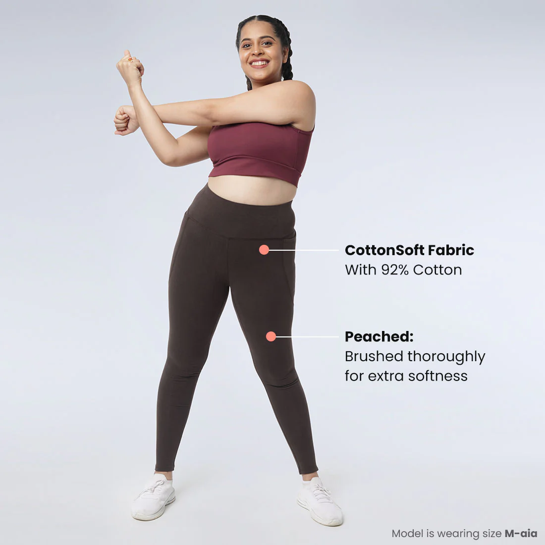 Groove-In Cotton Leggings - Image 60