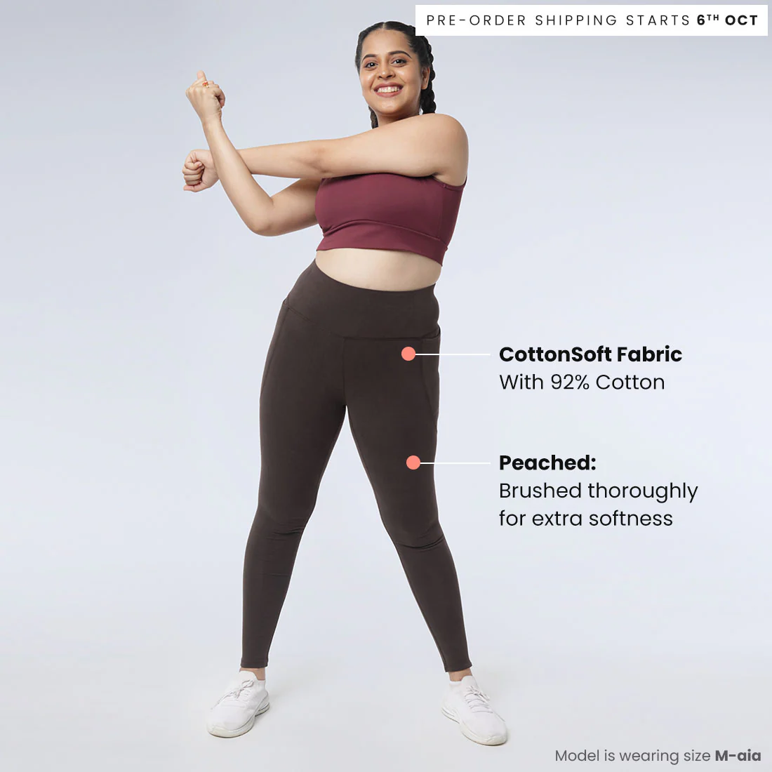 Groove-In Cotton Leggings - Image 73