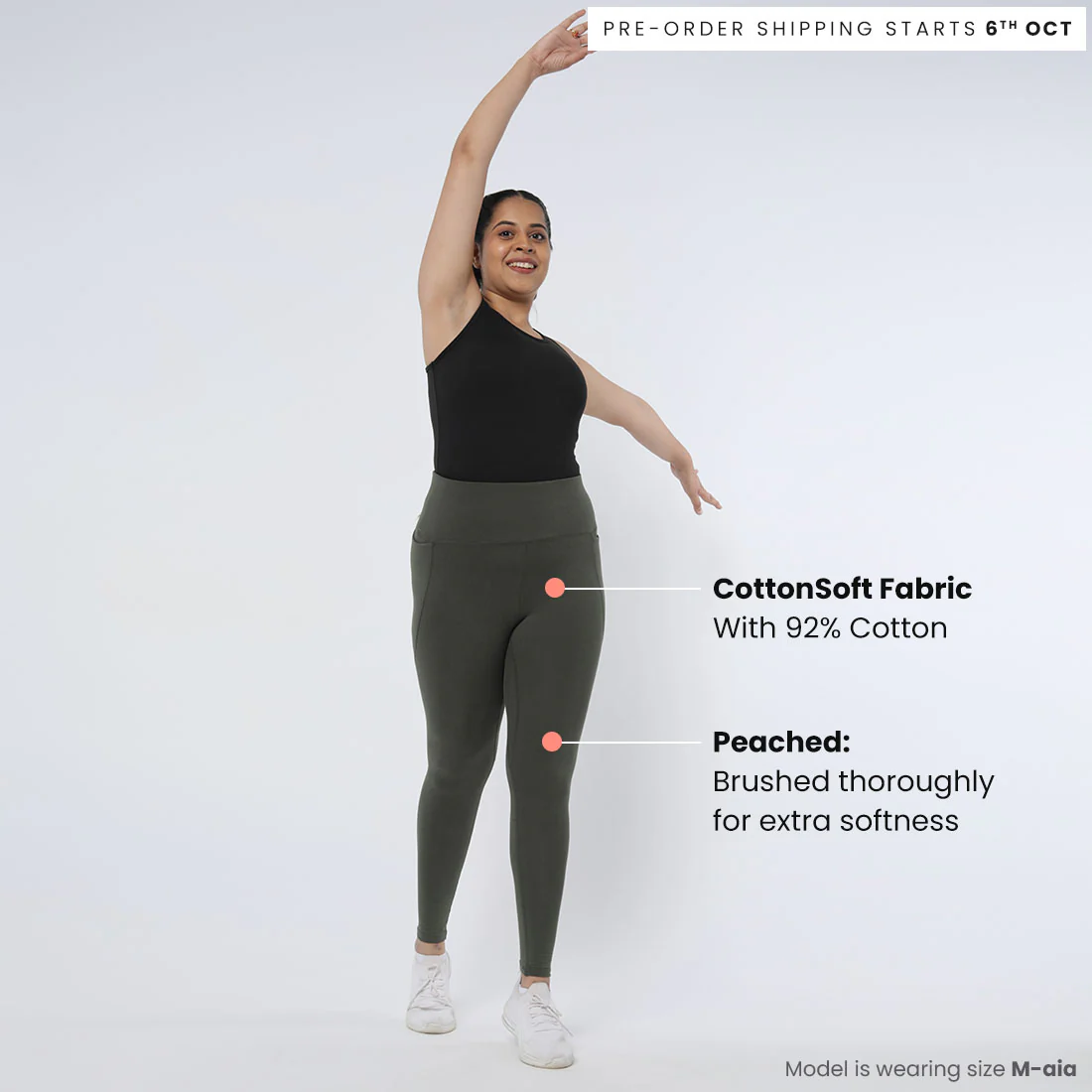 Groove-In Cotton Leggings - Image 76