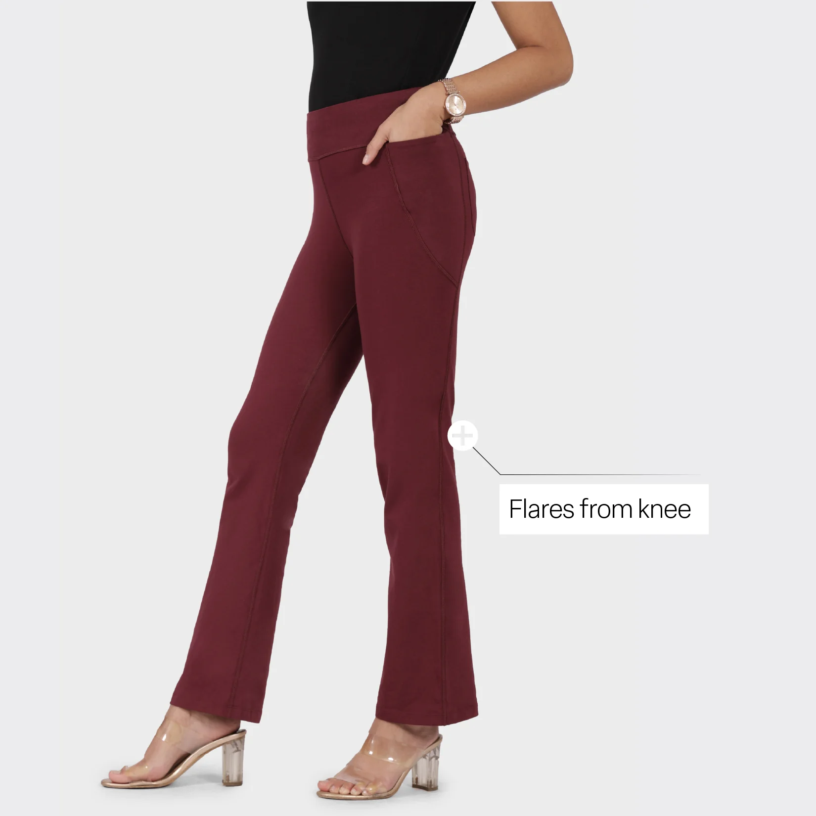 The Groove-In Cotton Flare Pants - Image 111