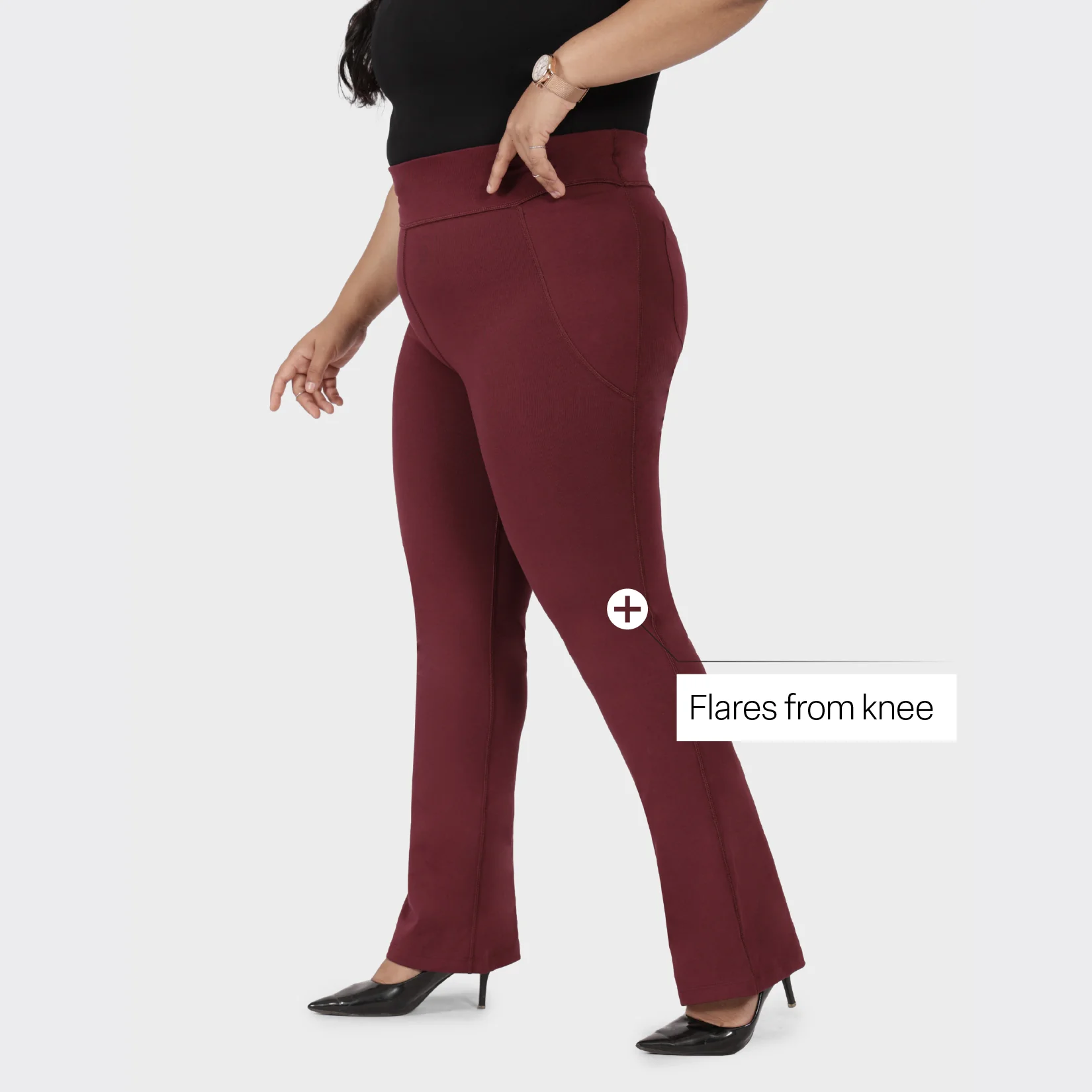 The Groove-In Cotton Flare Pants - Image 121
