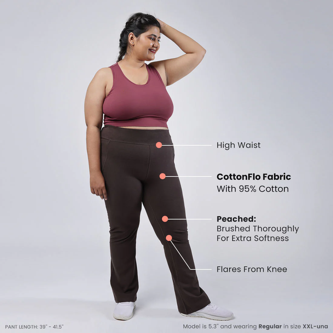 The Groove-In Cotton Flare Pants - Image 134