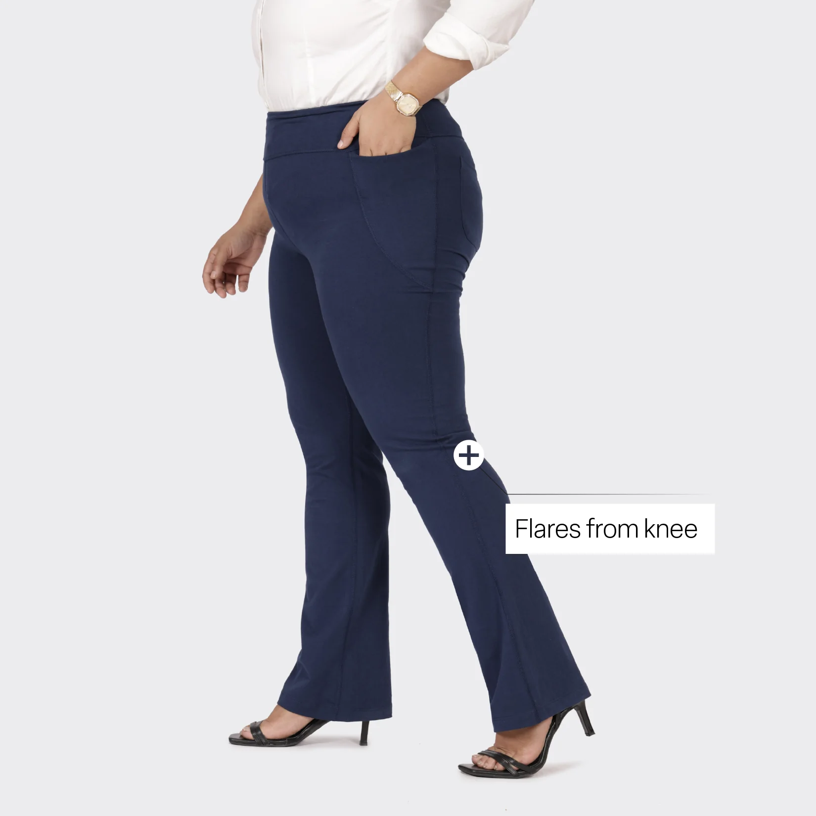 The Groove-In Cotton Flare Pants - Image 75