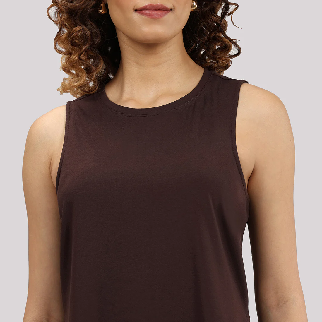 Last Tee Sleeveless Long Slit Top - Image 11