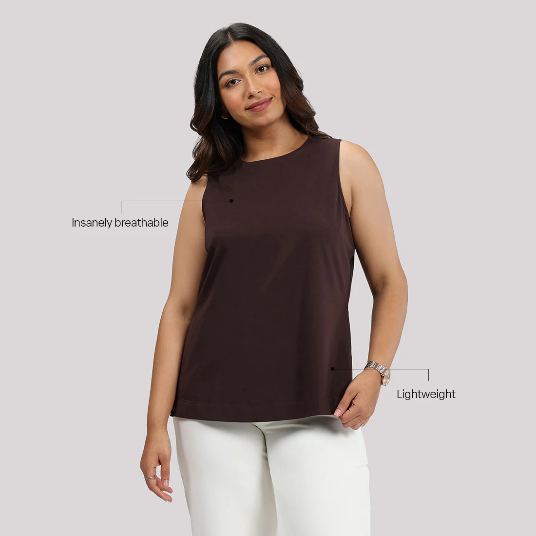 Last Tee Sleeveless Long Slit Top - Image 15