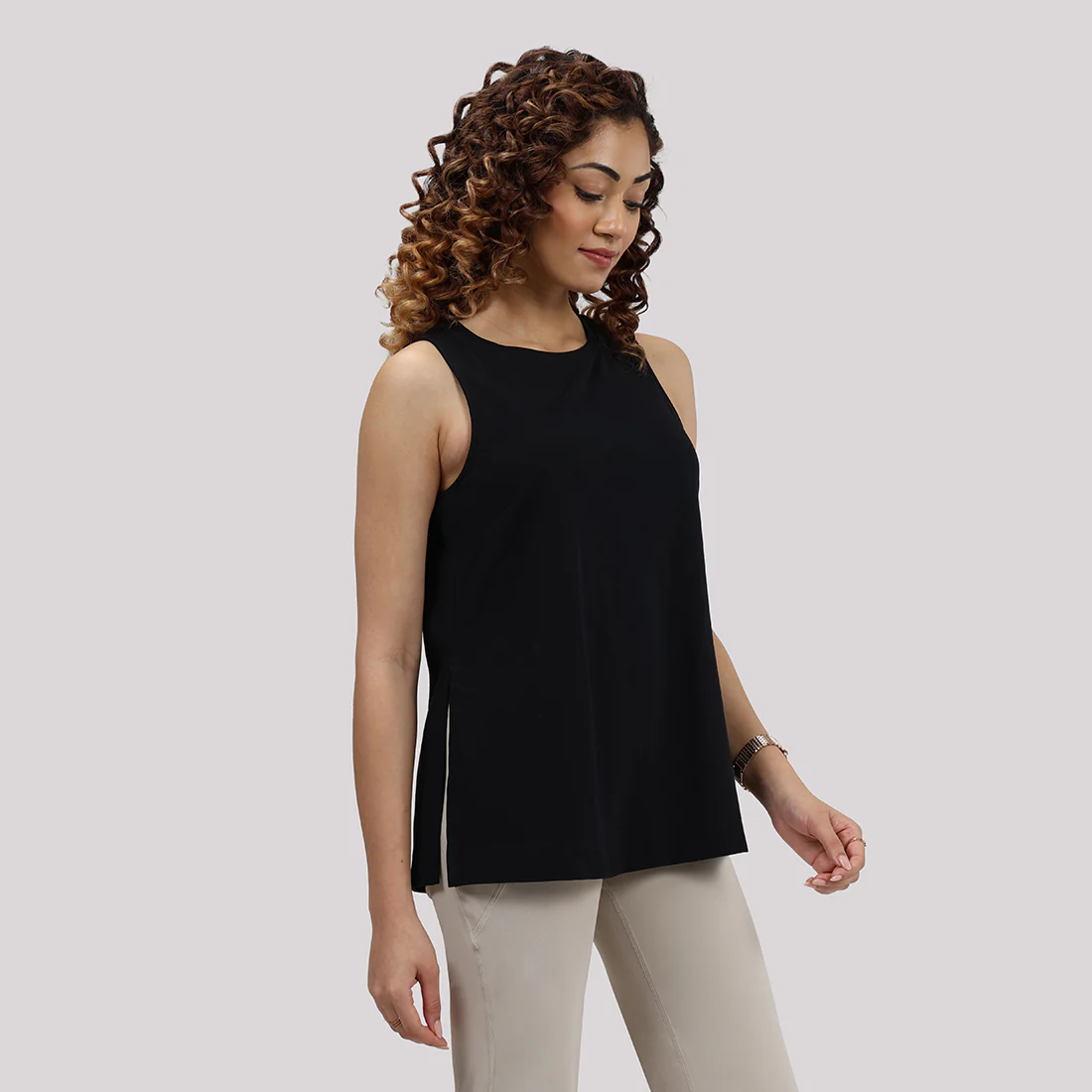 Last Tee Sleeveless Long Slit Top - Image 22