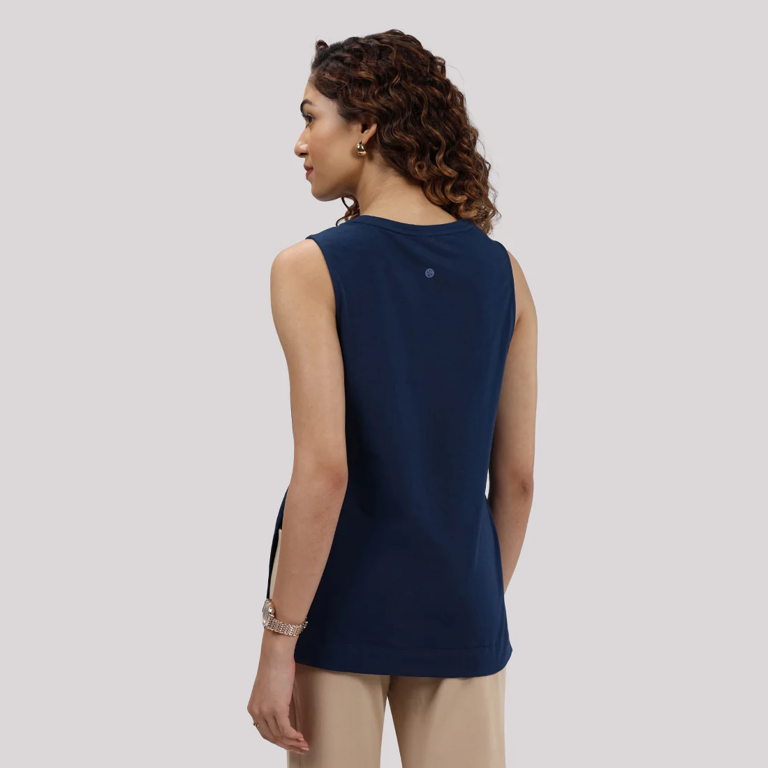Last Tee Sleeveless Long Slit Top - Image 35