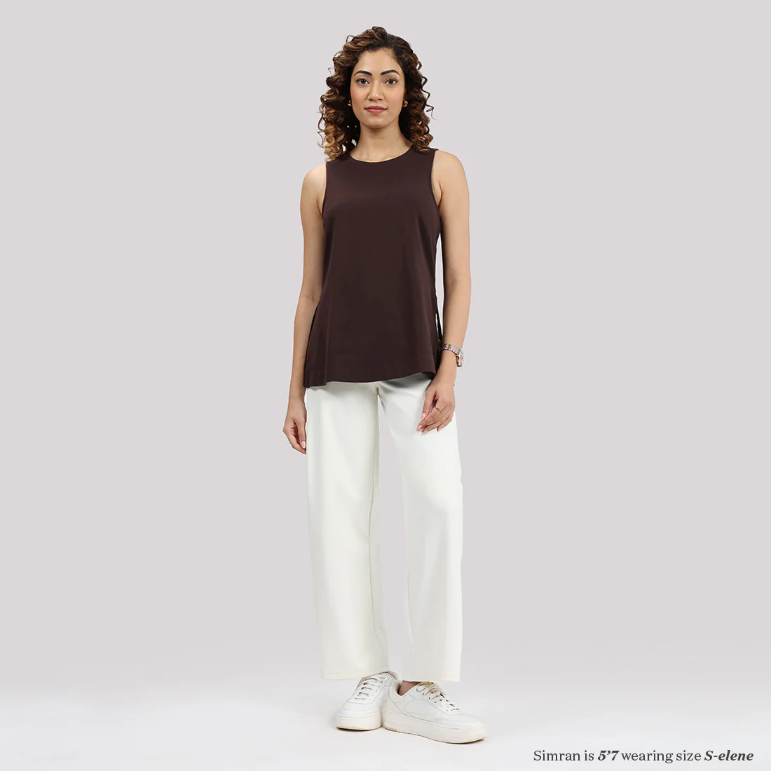 Last Tee Sleeveless Long Slit Top - Image 4