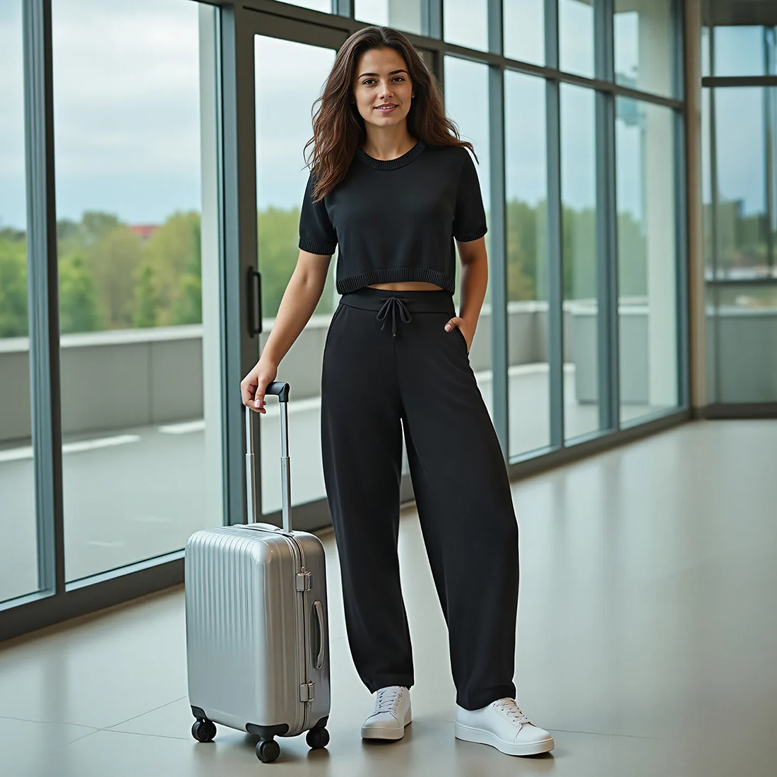 Move All Day Cotton Wide Pants - Image 174