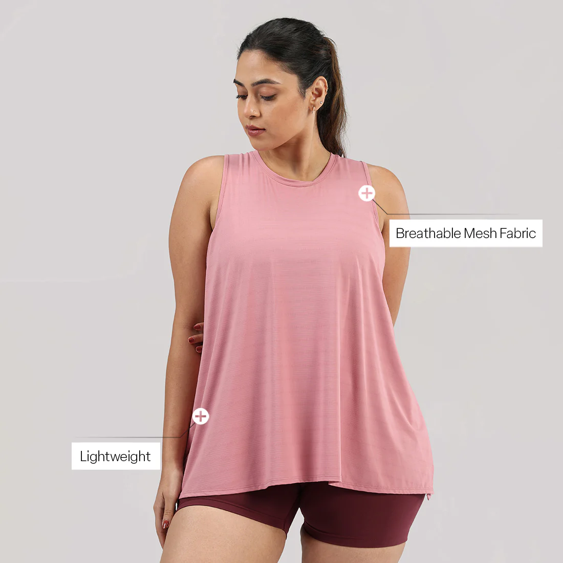 Most Breathable - Overlapped Mesh Tank - Image 37