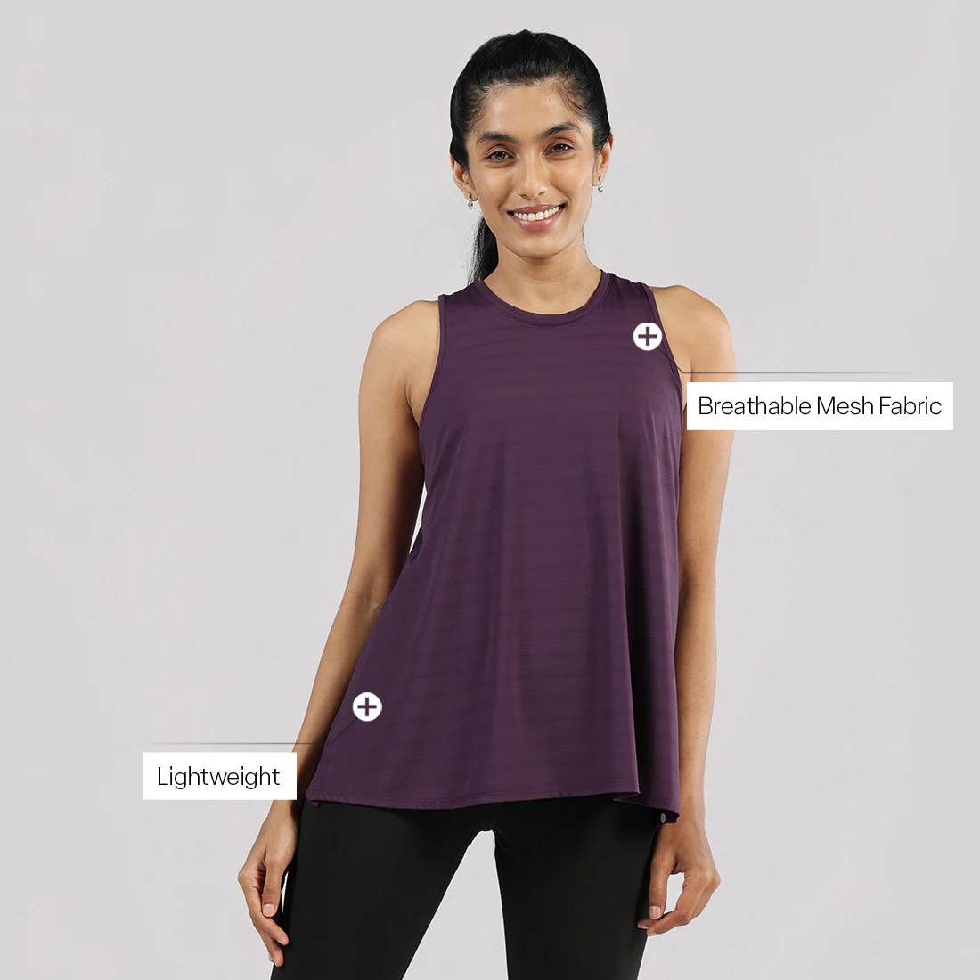 Most Breathable - Overlapped Mesh Tank - Image 8