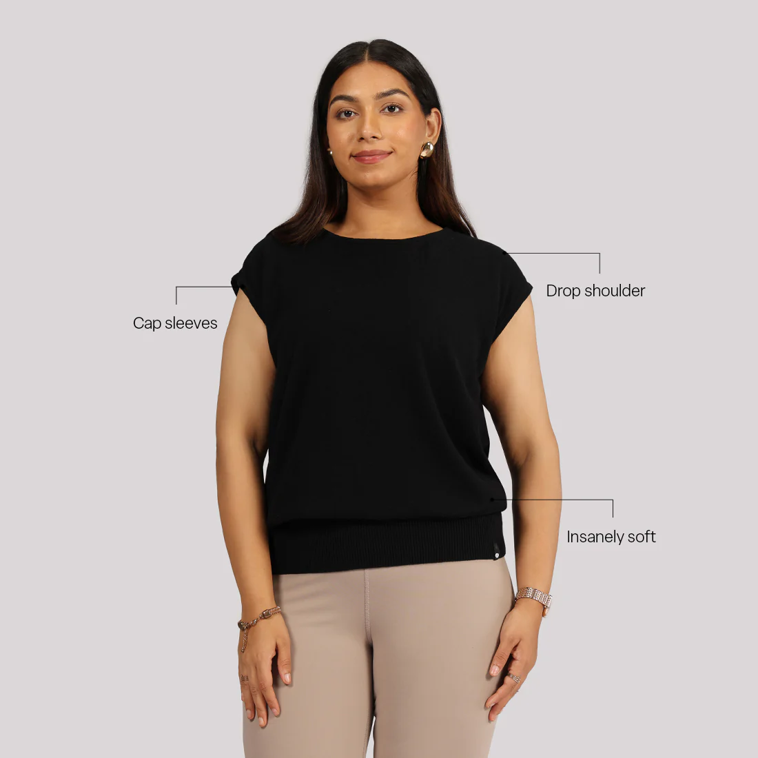 Move All Day Cap Sleeves Top - Image 33