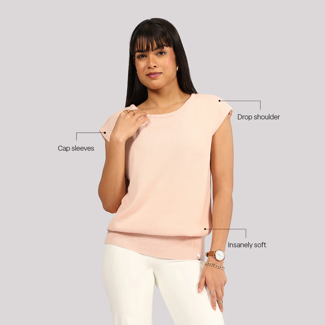Move All Day Cap Sleeves Top - Image 42