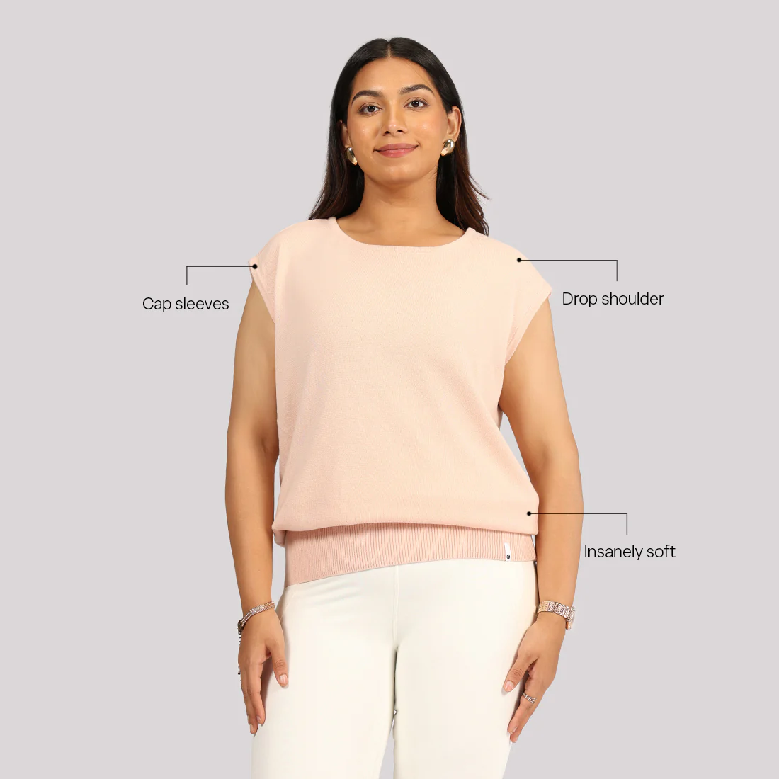 Move All Day Cap Sleeves Top - Image 50