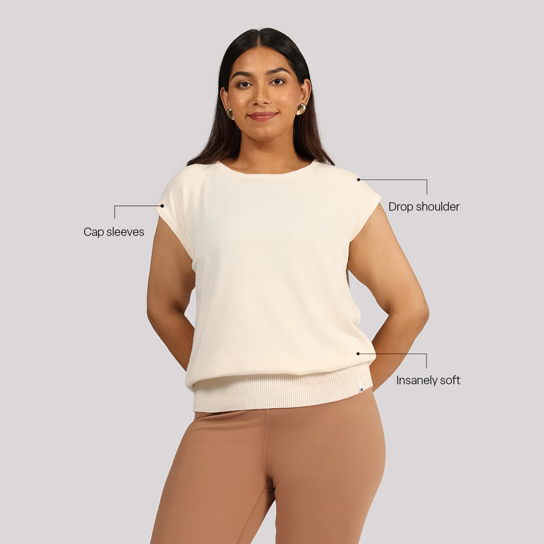 Move All Day Cap Sleeves Top - Image 68