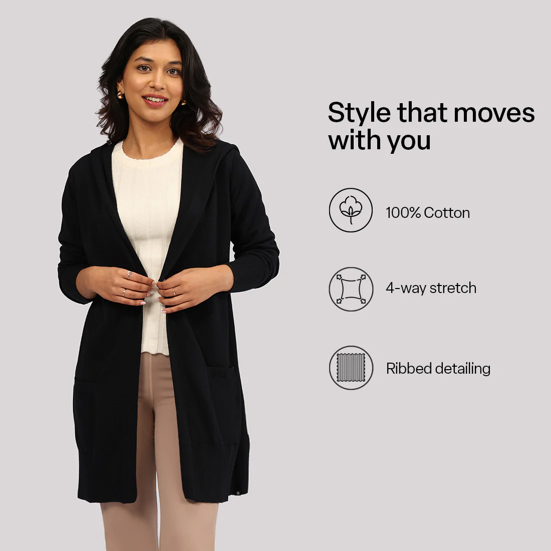 Move All Day Hooded Shrug - Image 10