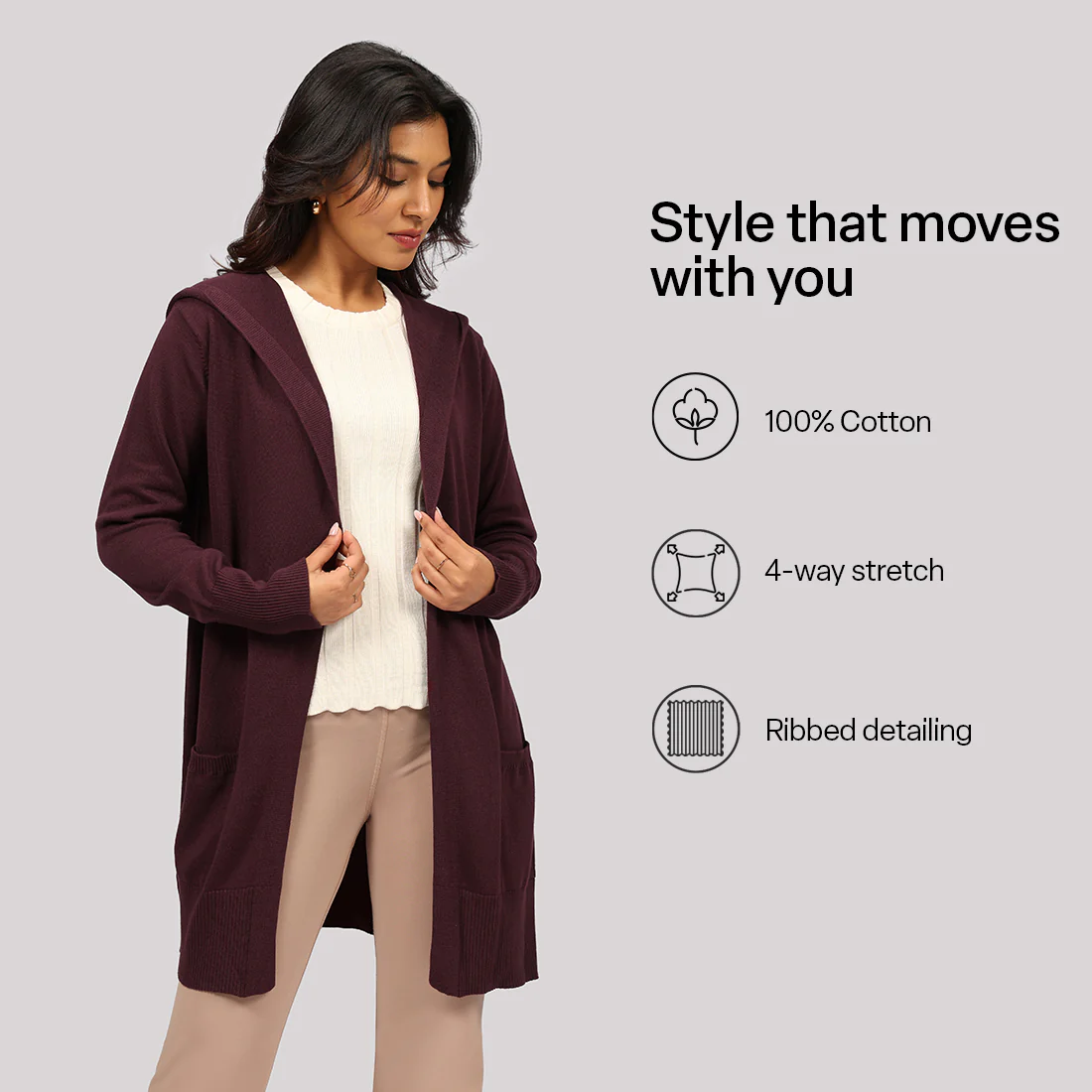 Move All Day Hooded Shrug - Image 26