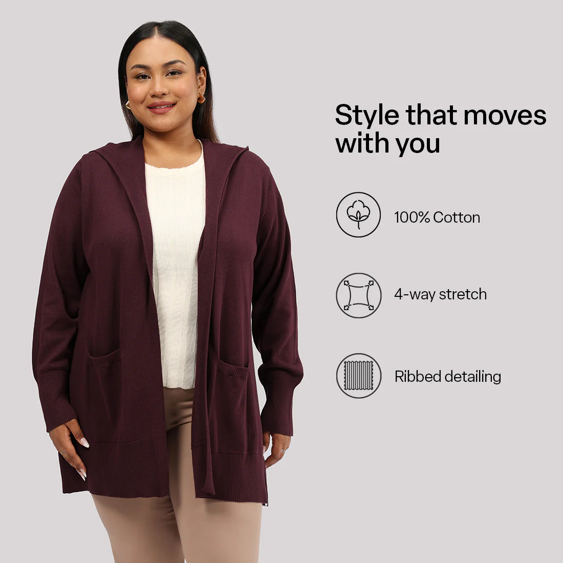 Move All Day Hooded Shrug - Image 35