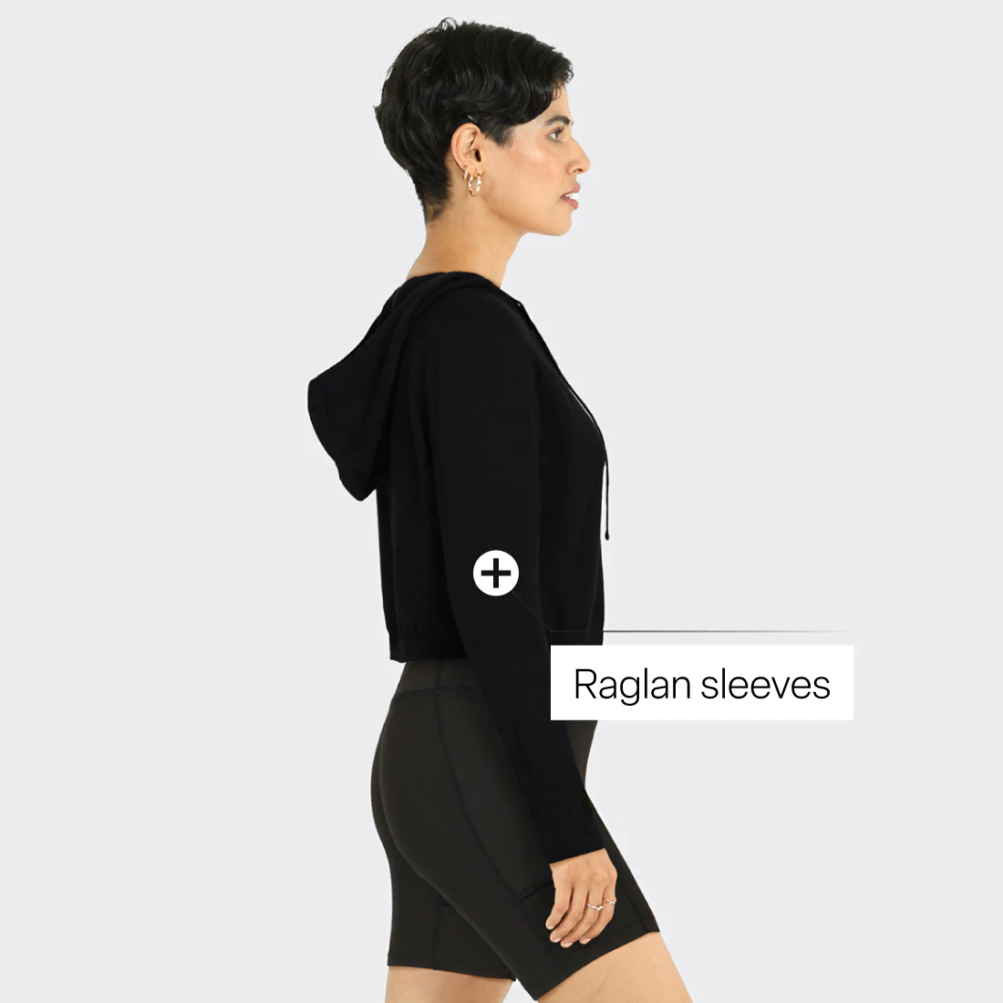 Move All Day Hoodie - Crop - Image 10