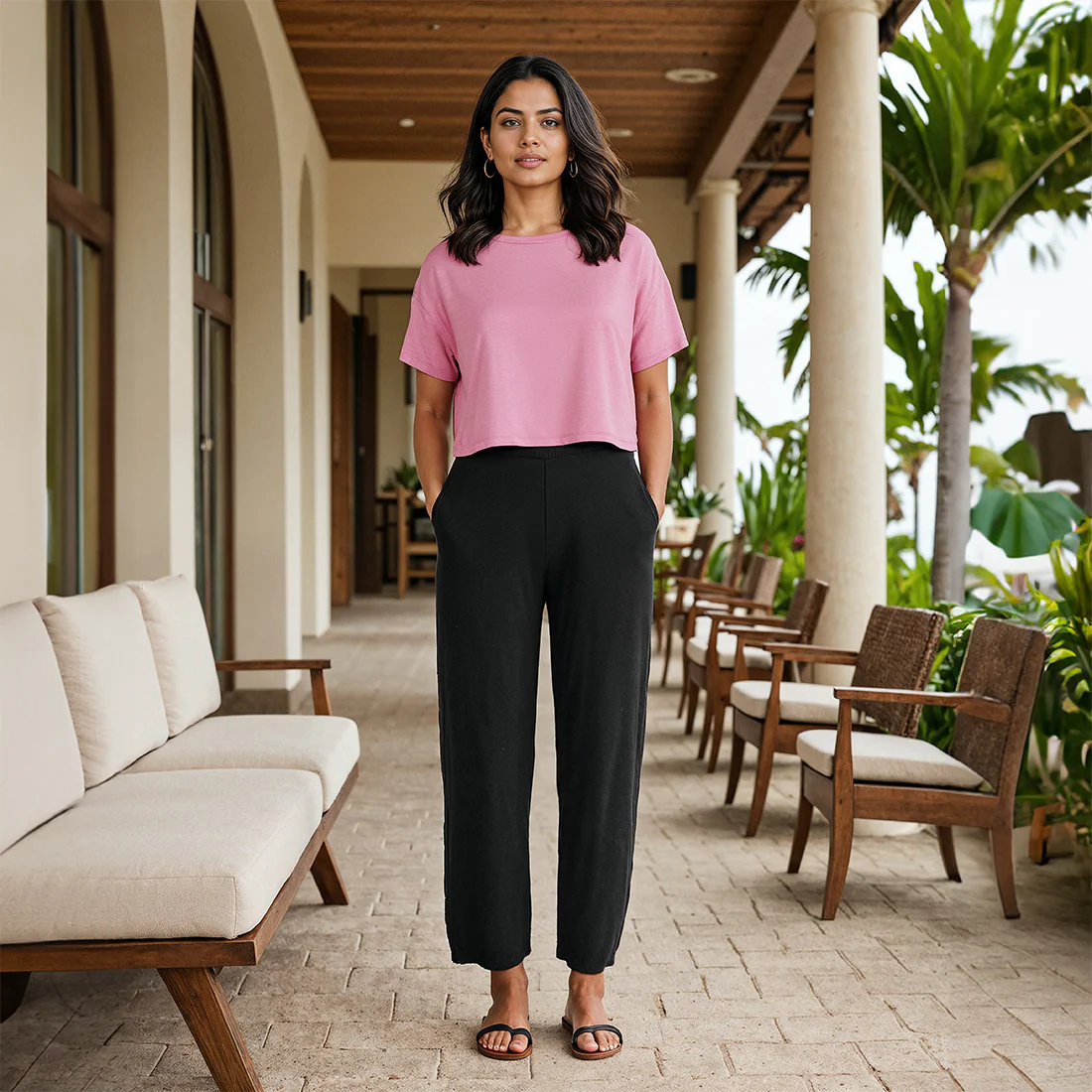 Move All Day Cotton Wide Pants - Tall - Image 182