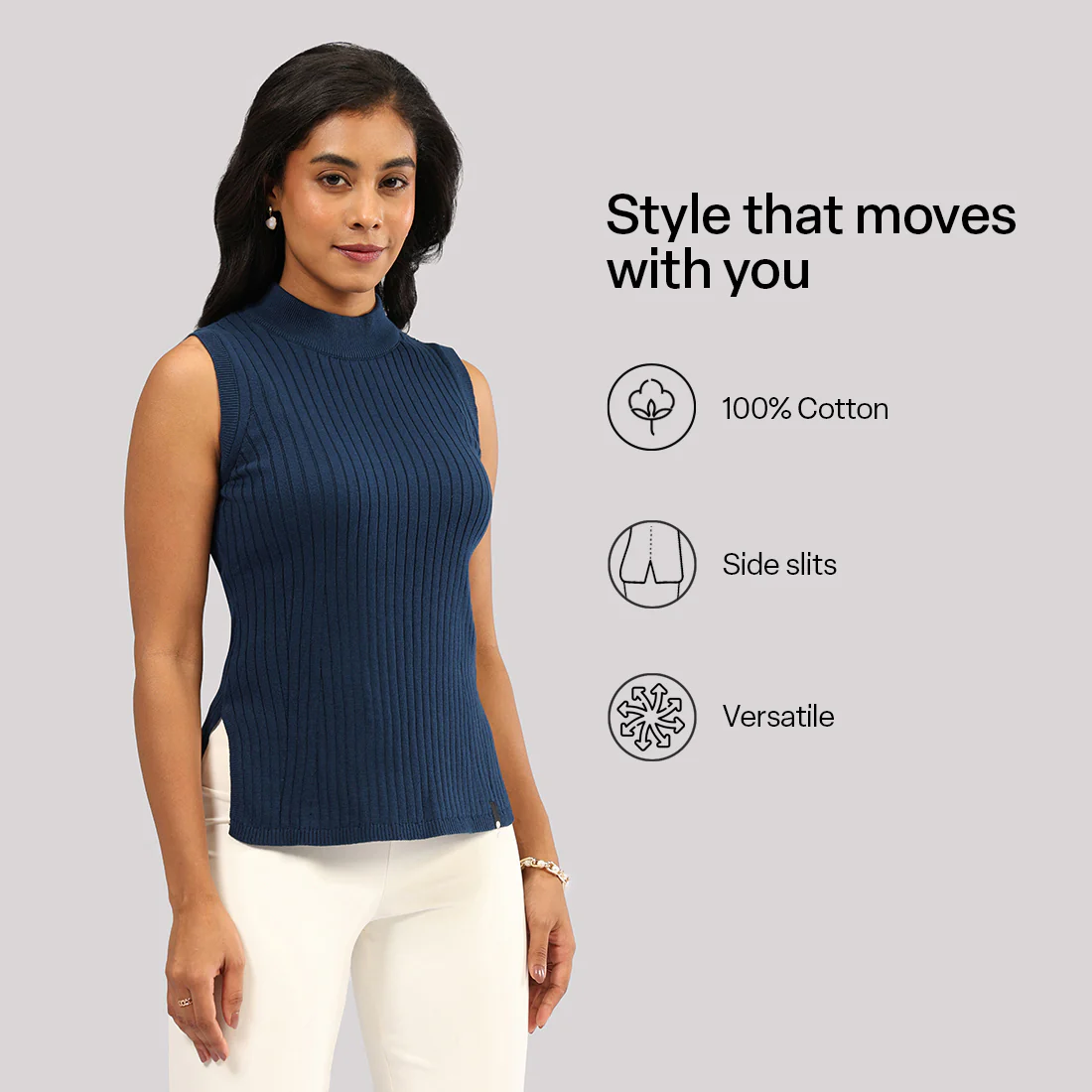 Move All Day Sleeveless Top - Image 38