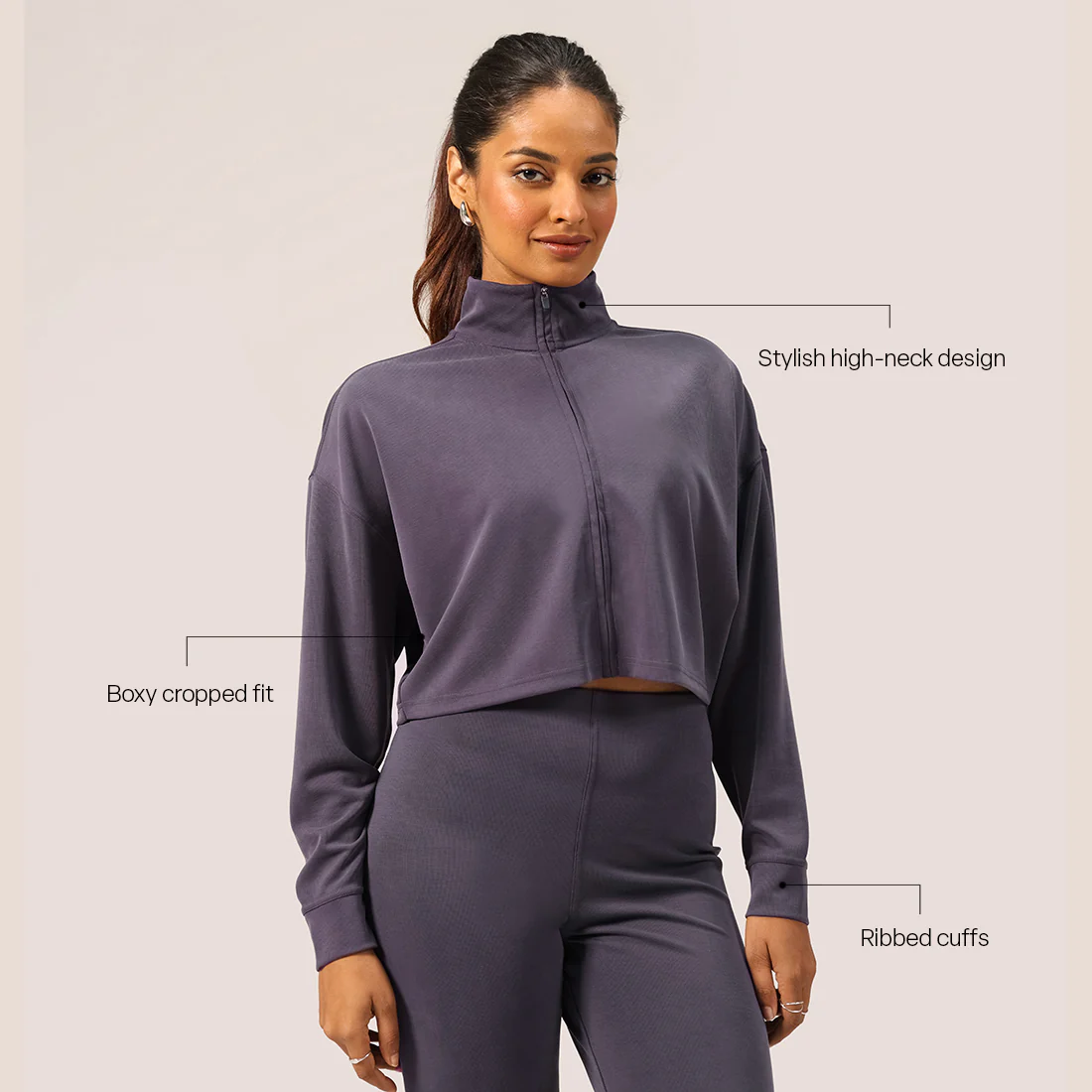 PetalRib™ Crop Jacket - Image 5