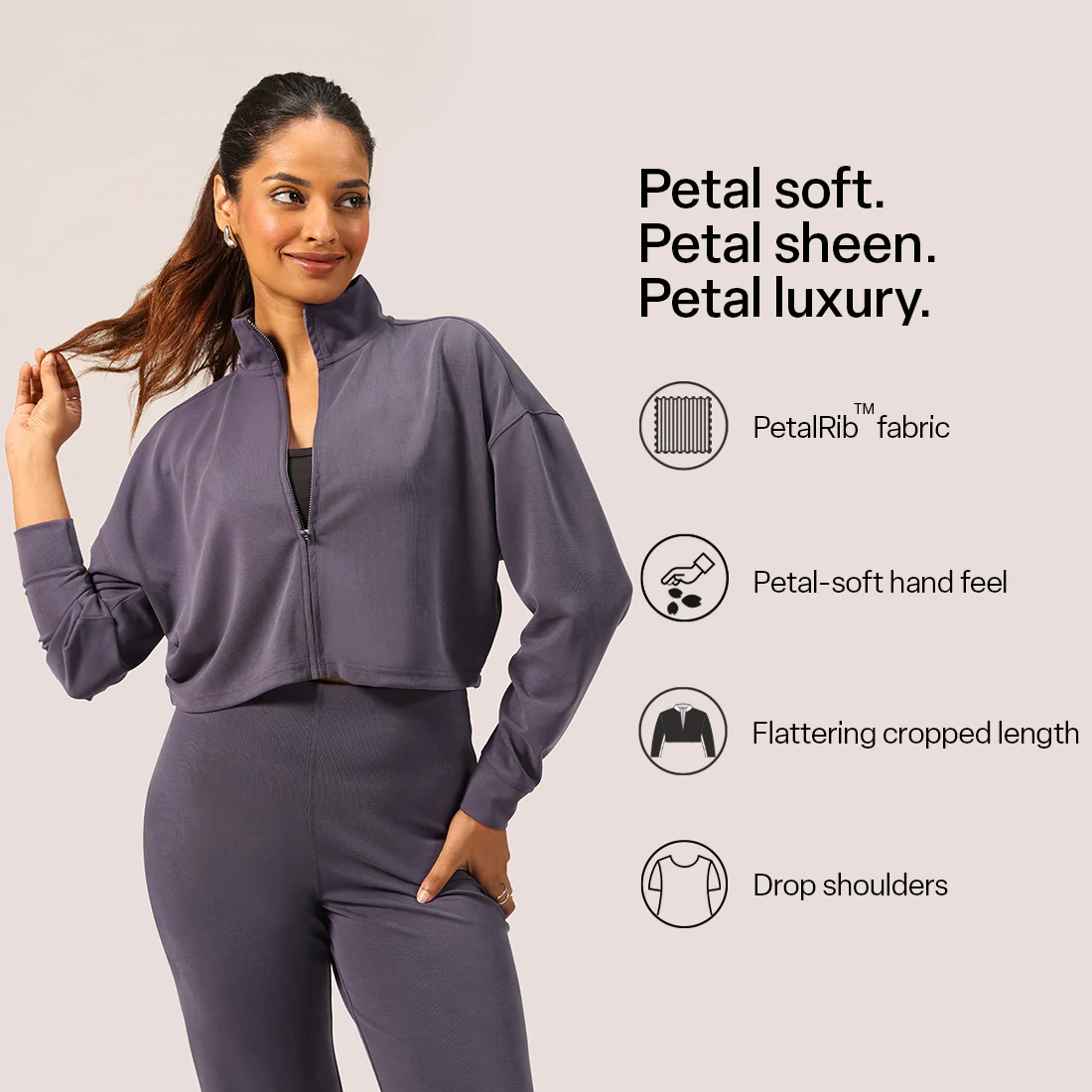 PetalRib™ Crop Jacket - Image 7