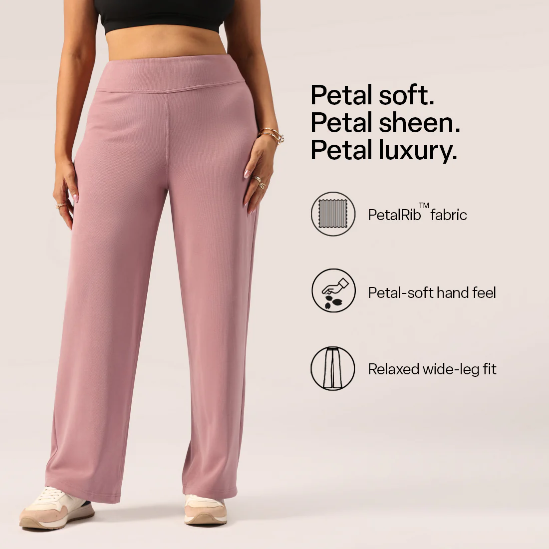 PetalRib™ Wide Leg Pants - Image 43