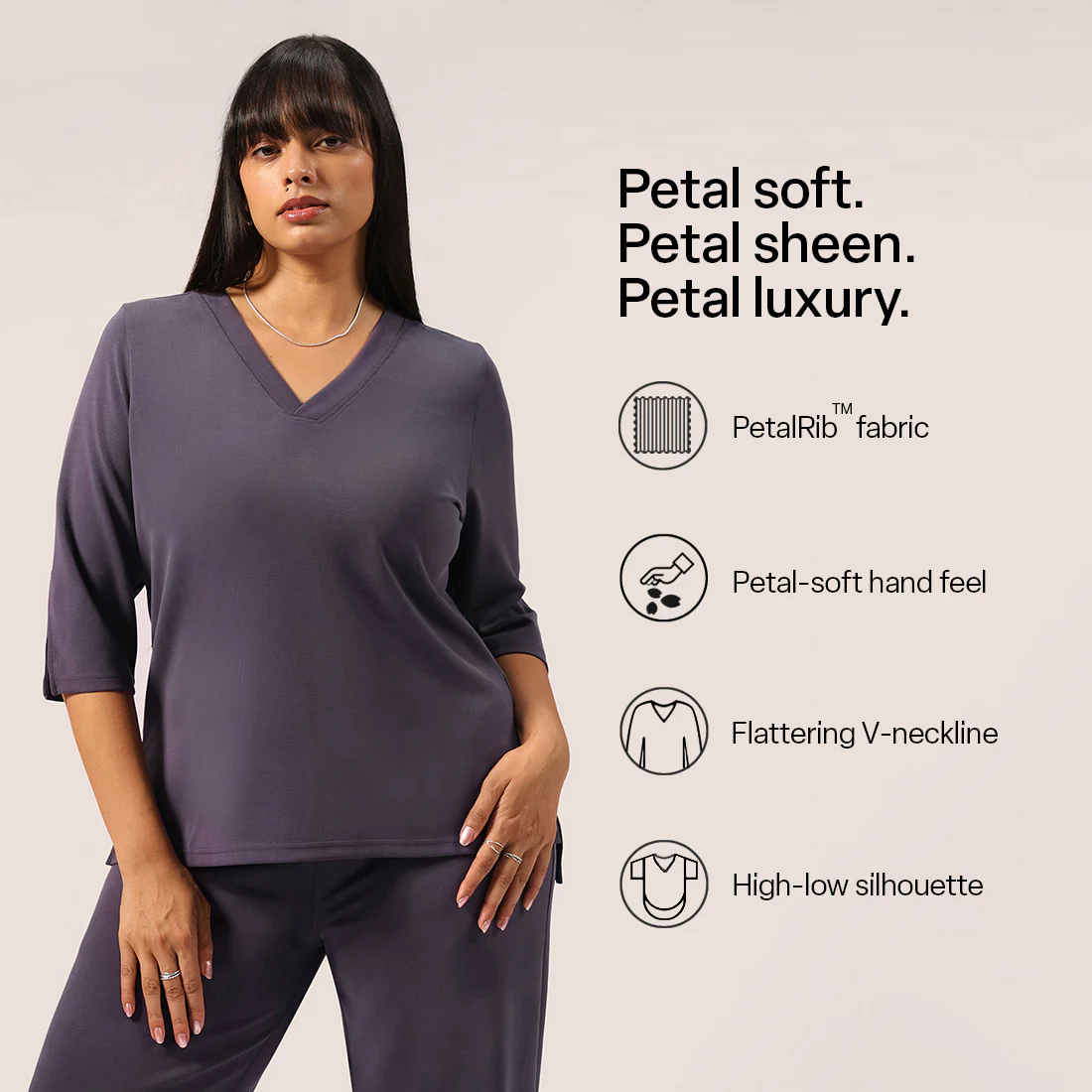 PetalRib™ Slit Sleeve Top - Image 16