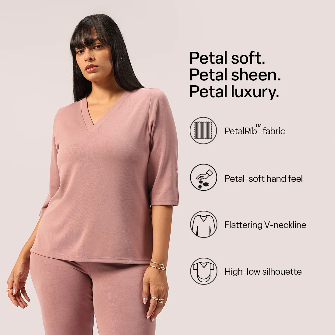 PetalRib™ Slit Sleeve Top - Image 32