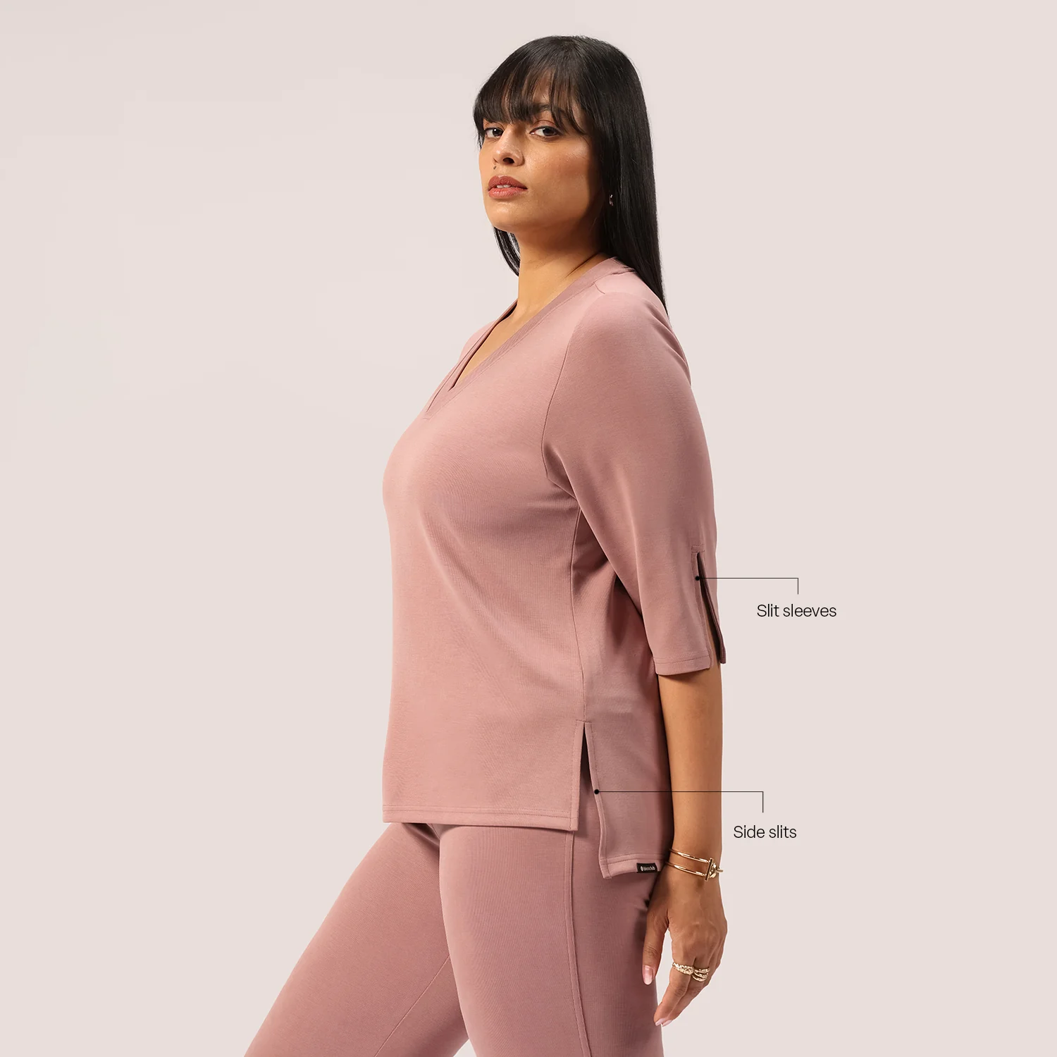 PetalRib™ Slit Sleeve Top - Image 34