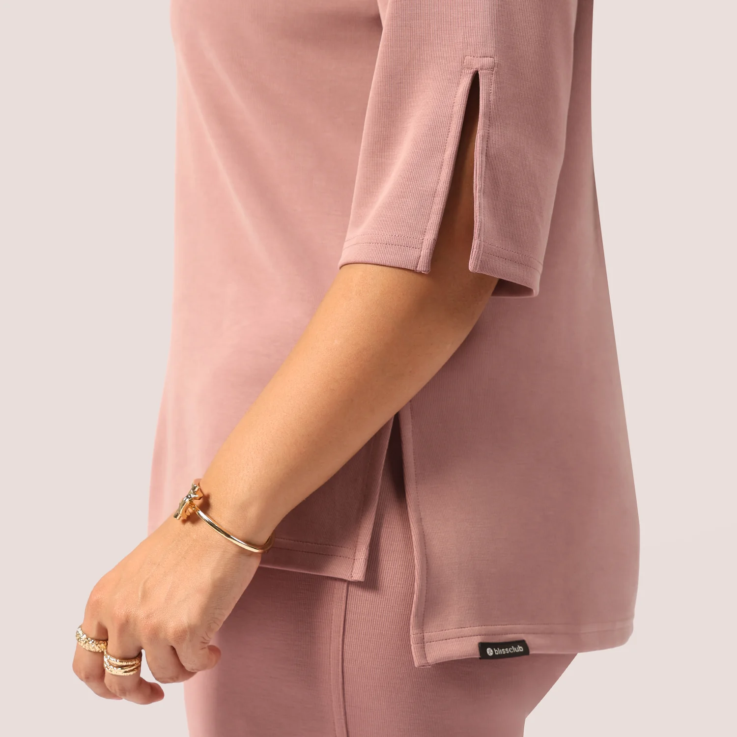 PetalRib™ Slit Sleeve Top - Image 37