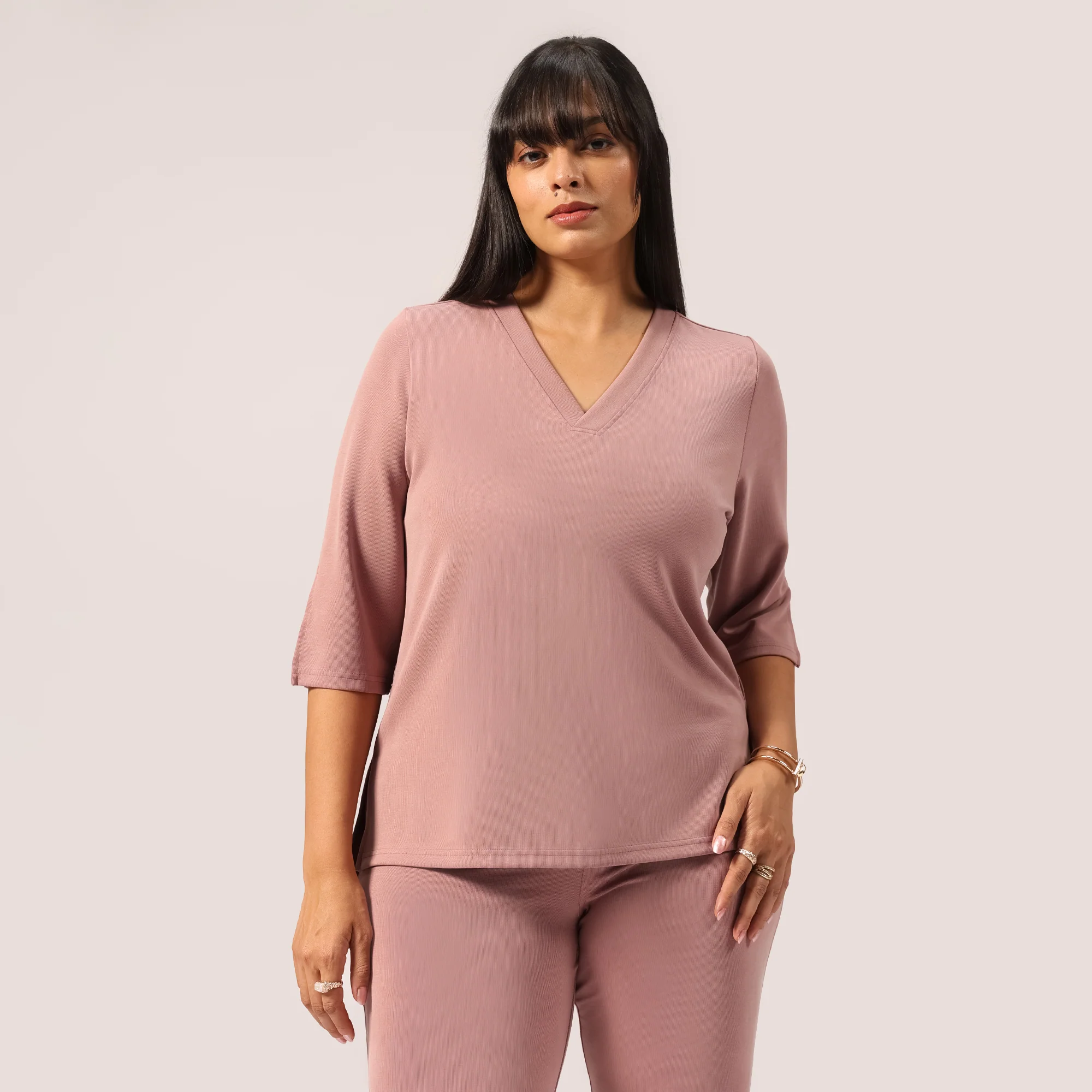 PetalRib™ Slit Sleeve Top - Image 38