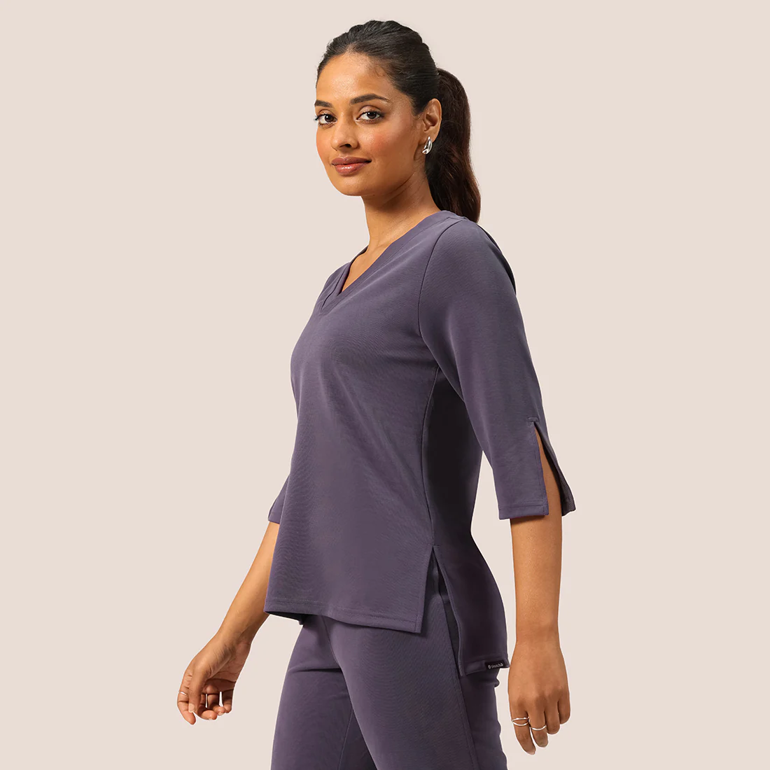 PetalRib™ Slit Sleeve Top - Image 4