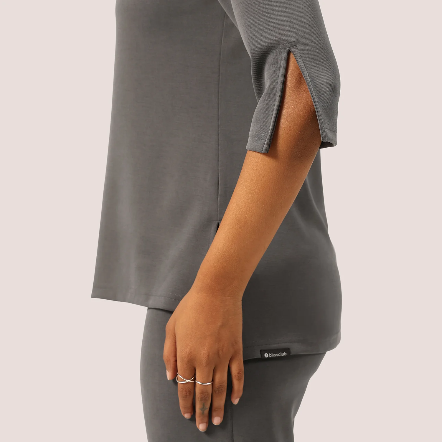 PetalRib™ Slit Sleeve Top - Image 46