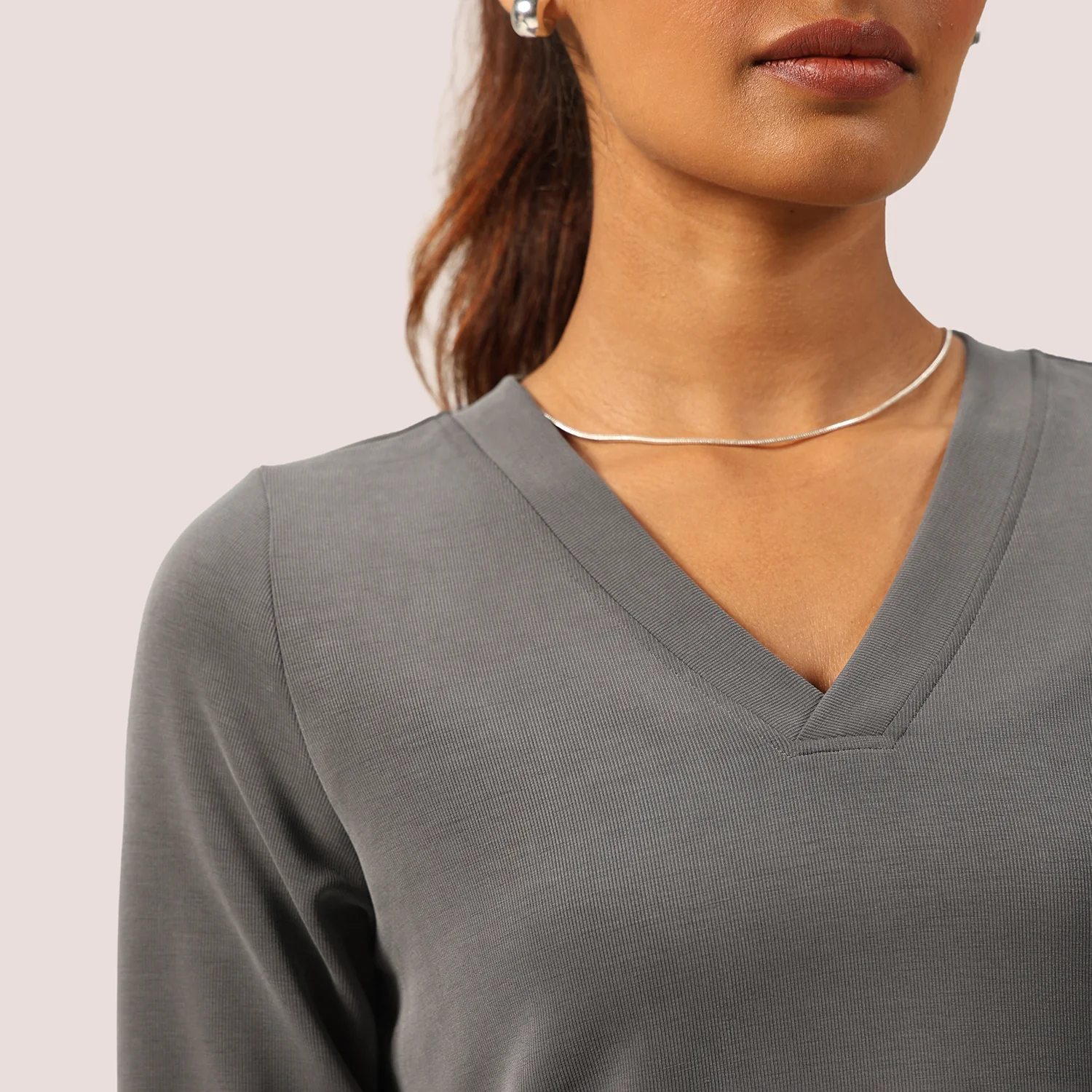 PetalRib™ Slit Sleeve Top - Image 49