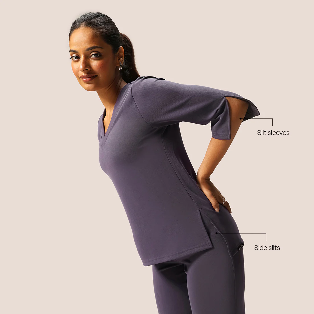 PetalRib™ Slit Sleeve Top - Image 5