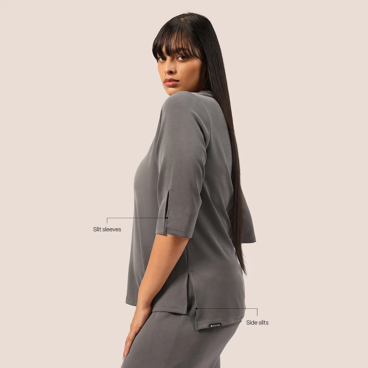 PetalRib™ Slit Sleeve Top - Image 51