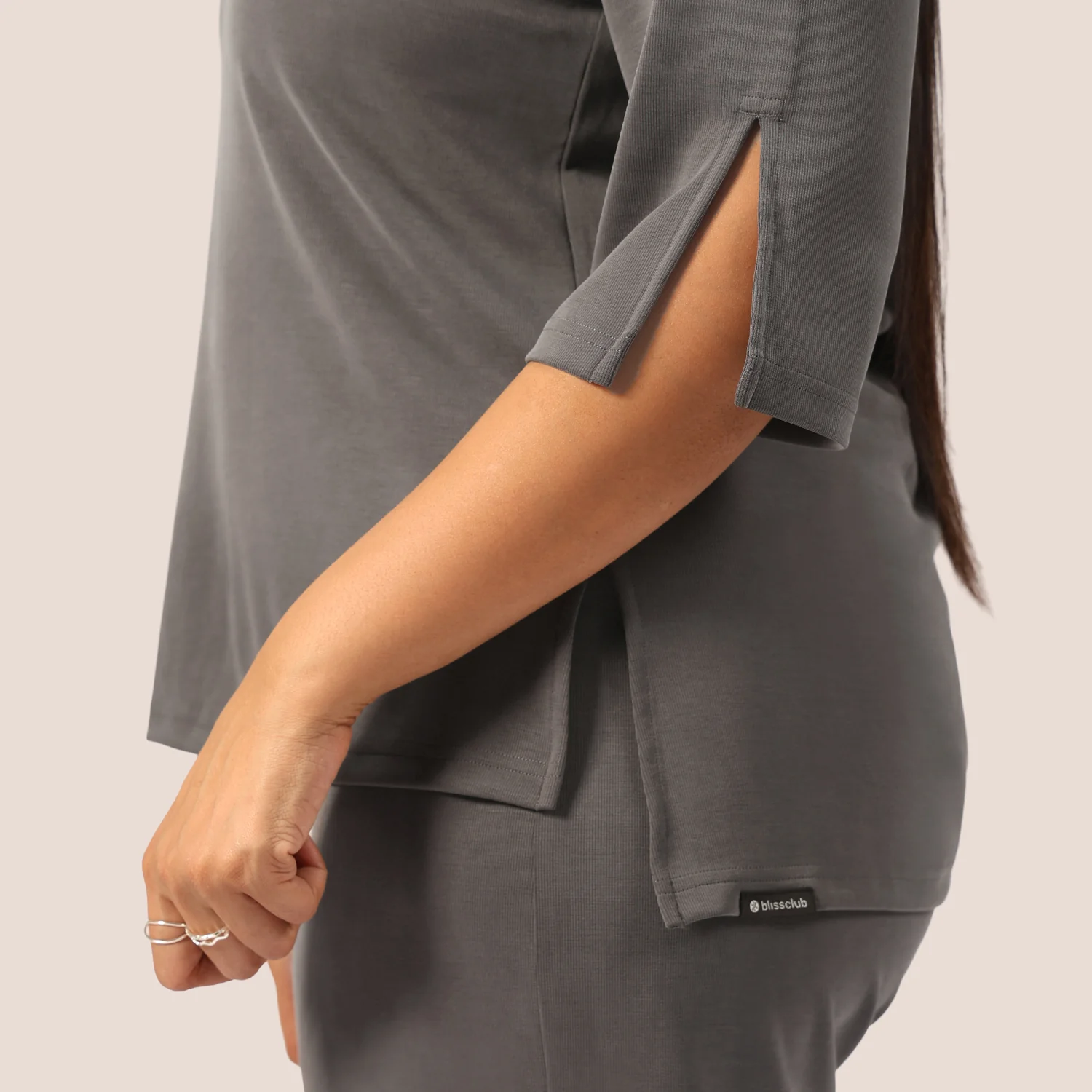 PetalRib™ Slit Sleeve Top - Image 54